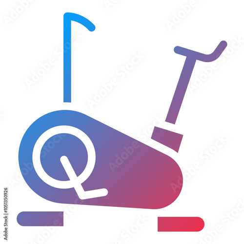 Bicycle Simulator Icon Style