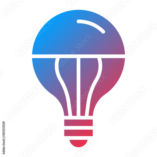 Led Lamp Icon Style