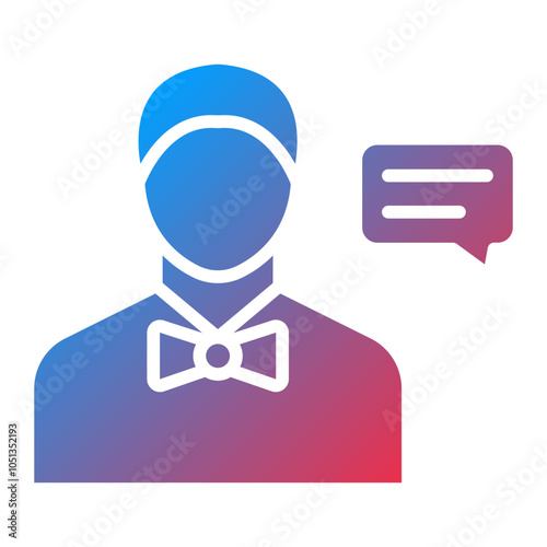 Consultant Male Icon Style