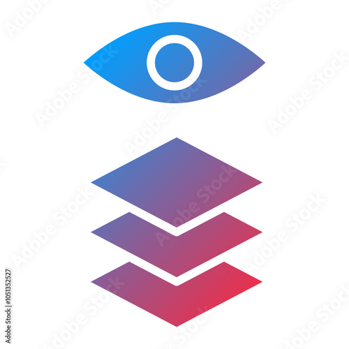 Depth Perception Icon Style