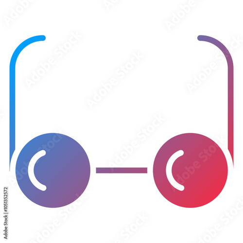 Glasses Icon Style