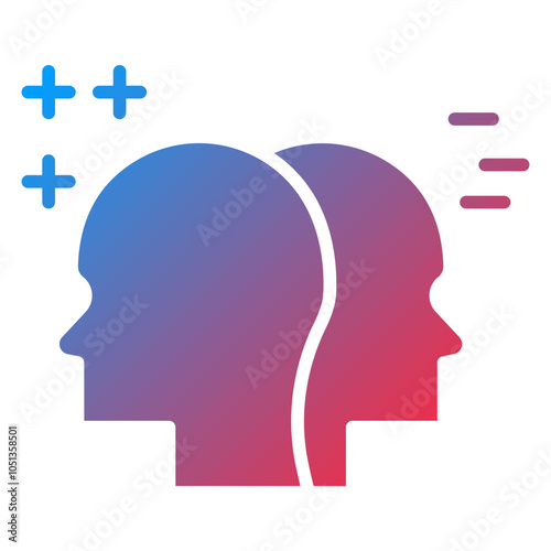 Bipolar Disorder Icon Style