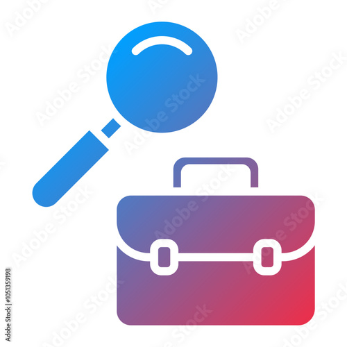 Job Searching Icon Style