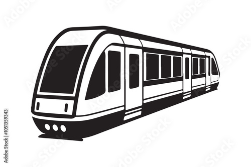  Metro Rail Silhouette bundle,  High-Quality Metro Rail silhouette vector 