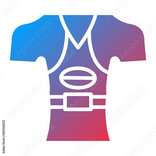 Rugby Armor Icon Style