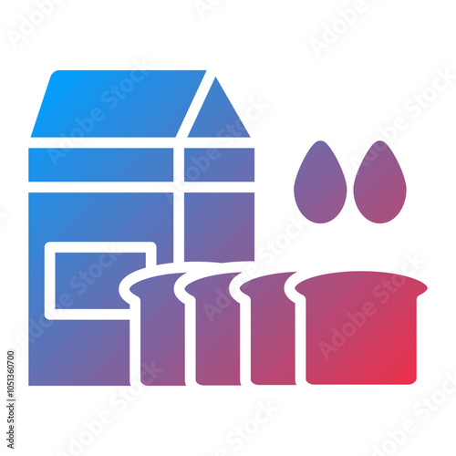 Dairy Products Icon Style