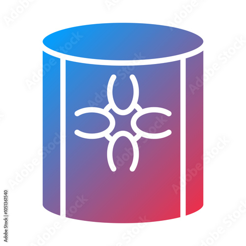 Toxic Waste Icon Style