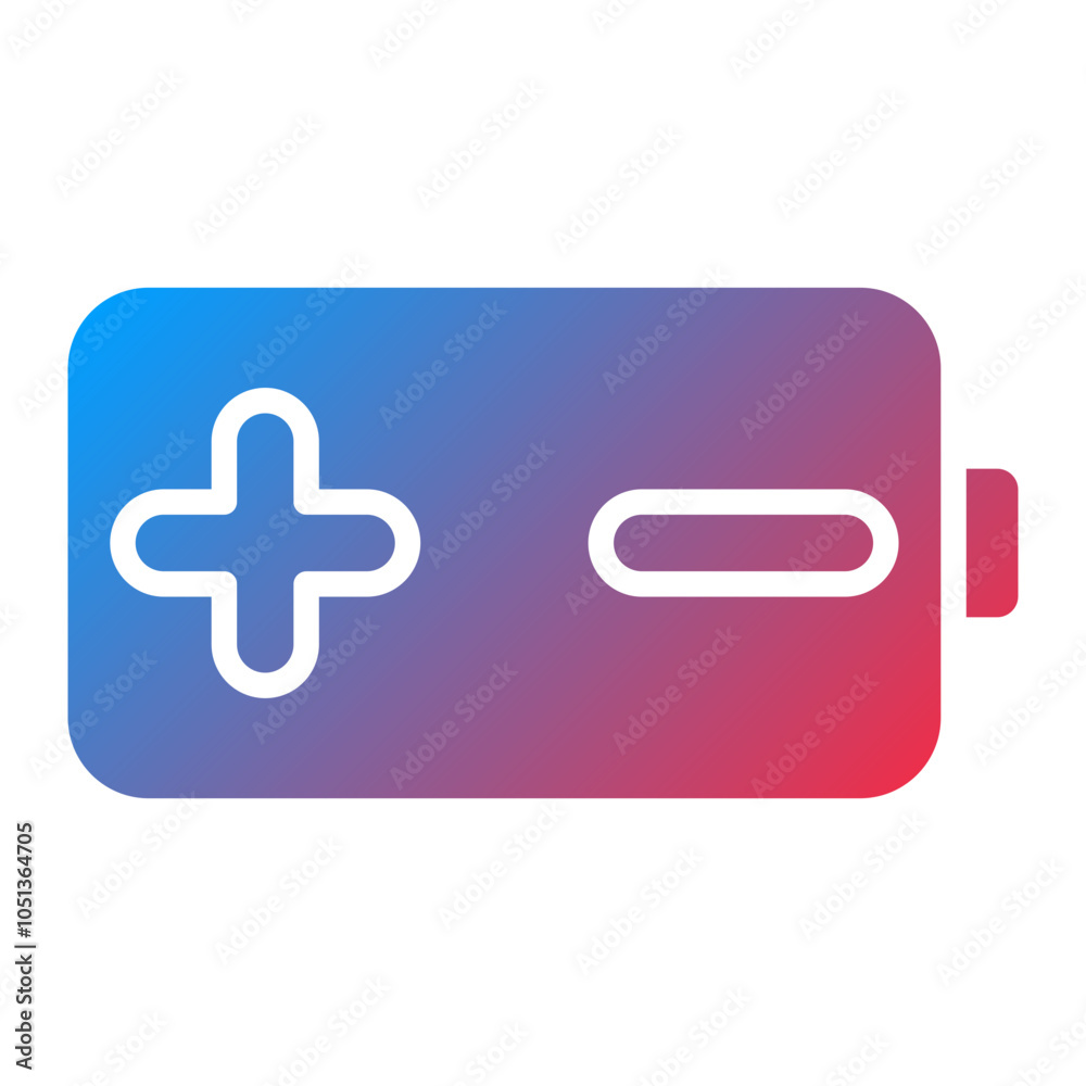 Obraz premium Android Battery Icon Style