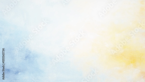 blue sky with clouds. Light sky blue shades watercolor background, Hand painted abstract soft sky blue watercolor sky and clouds.