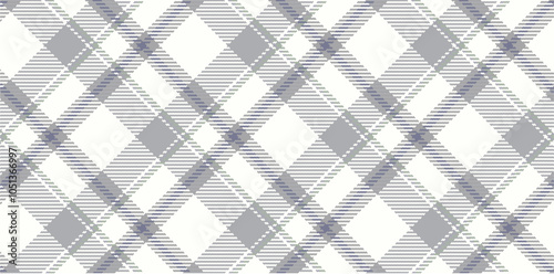 Vector checkered pattern. Tartan, textured seamless twill for flannel shirts, duvet covers, other autumn winter textile mills. Vector Format