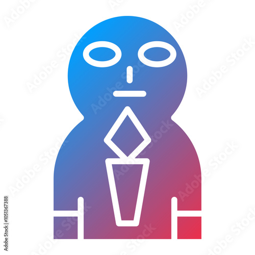Coffin Face Icon Style