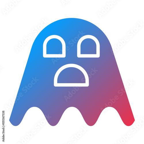 Sad Ghost Icon Style