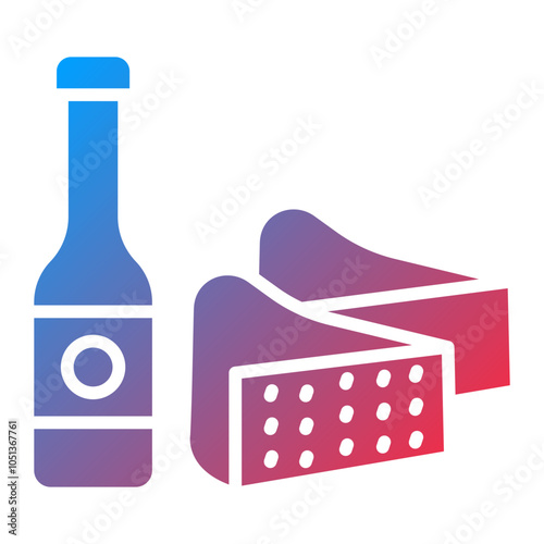 Food and Beer Icon Style