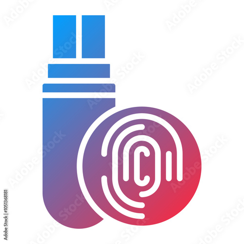 Usb Biometric Icon Style