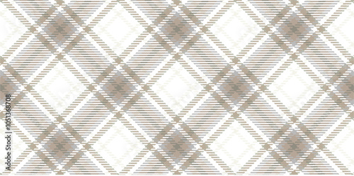 Vector checkered pattern. Tartan, textured seamless twill for flannel shirts, duvet covers, other autumn winter textile mills. Vector Format