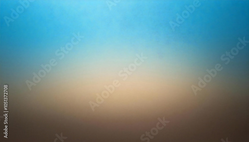 Blue and brown gradation background material. A pastel color background that mixes blue and brown.