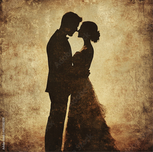 soul mate old vintage theme background no vibrant colors. photo