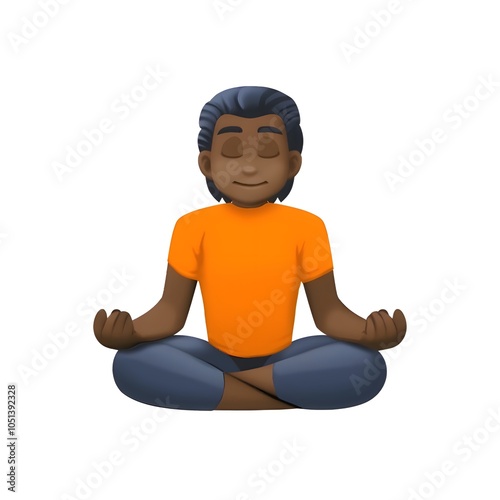 Meditating Person