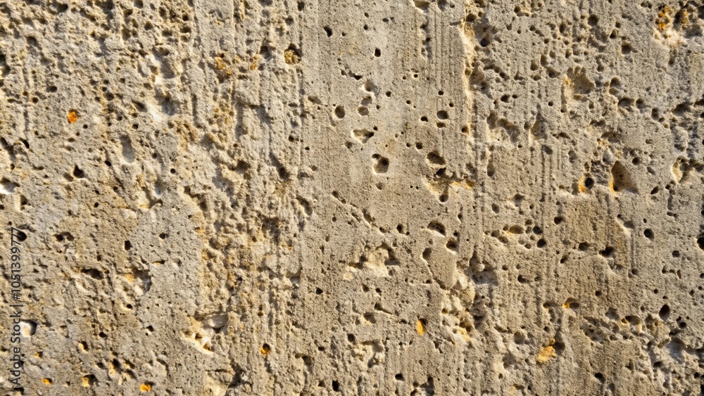 A weathered stone surface with a textured and pitted surface, revealing the passage of time and the elements. A weathered stone surface with a textured and pitted surface, revealing the passage of time and the elements.