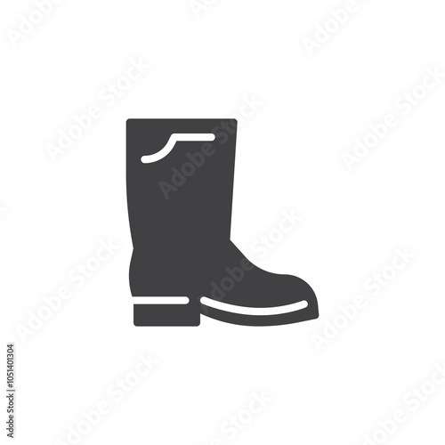 Protective boot vector icon