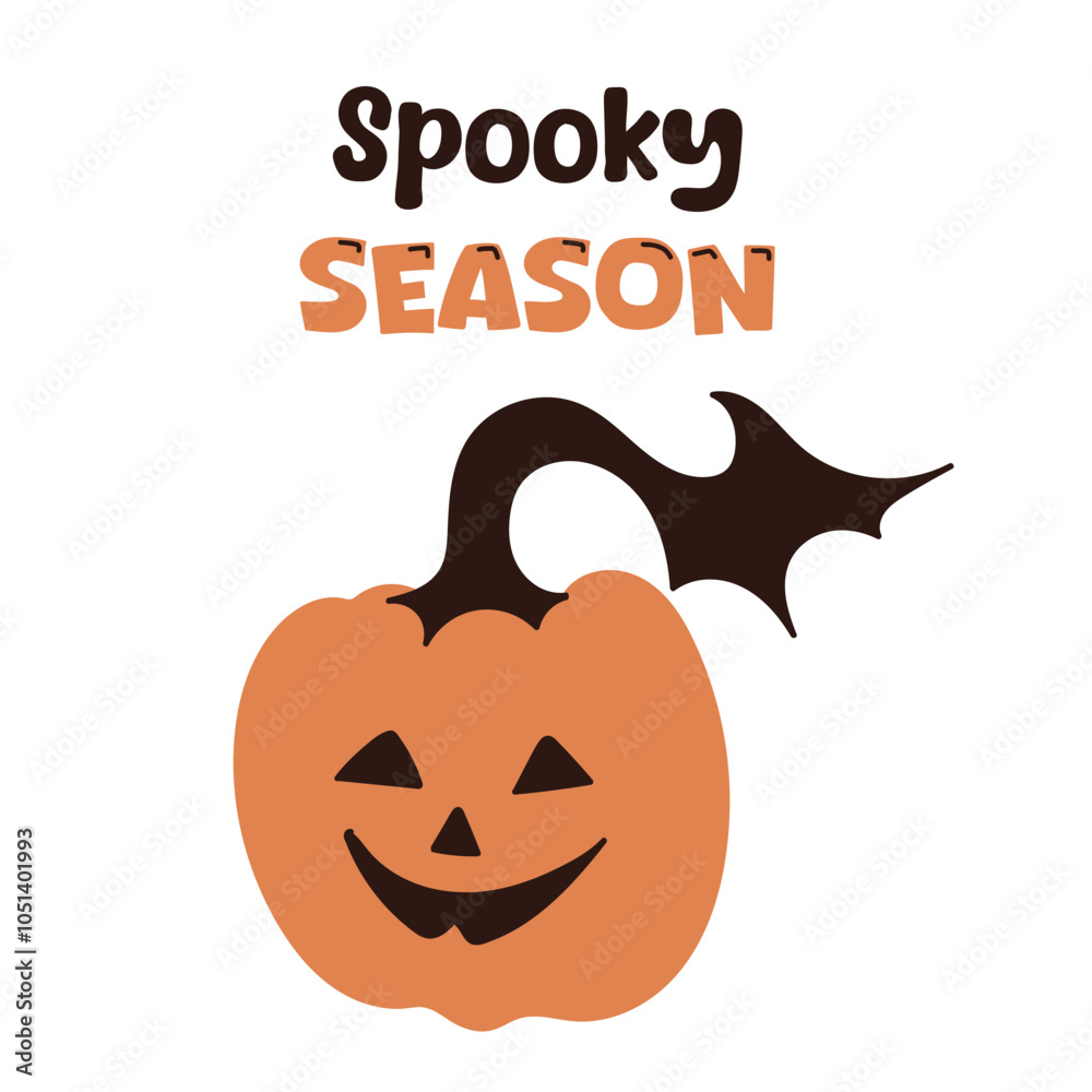 Fototapeta premium Halloween quote. Vector design element. 