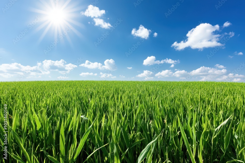 Gleaming sunshine illuminates a perfect warm weather day, inviting joy and tranquility in nature's embrace.