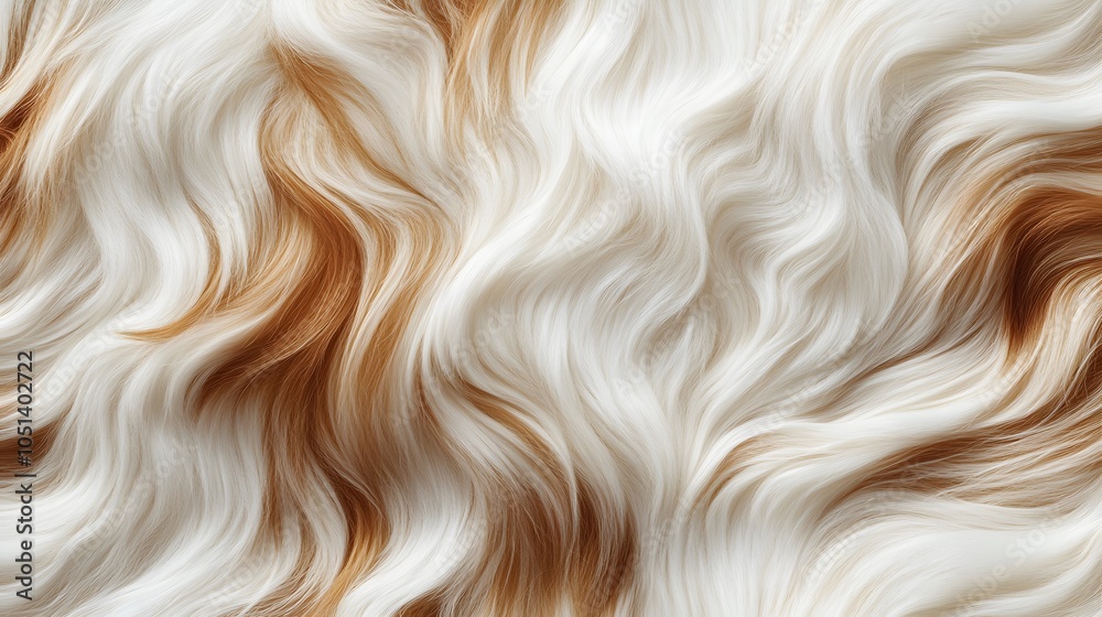 108. Elegant patterns of abstract fur designs in shades of brown and cream on a white background 108. Elegant patterns of abstract fur designs in shades of brown and cream on a white background
