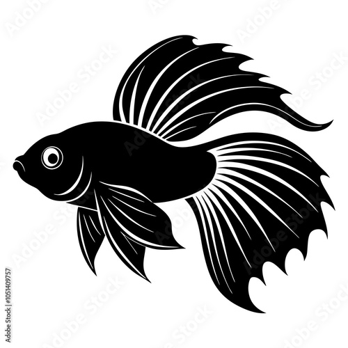 illustration of a betta fish