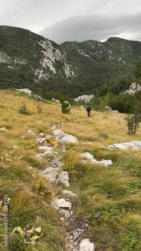 Velebit mountain in Croatia landscape