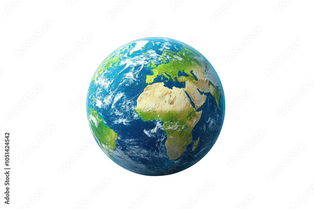 Vibrant image of Earth from space showcasing continents and oceans, perfectly capturing the beauty of our planet's natural features. Vibrant image of Earth from space showcasing continents and oceans, perfectly capturing the beauty of our planet's natural features.