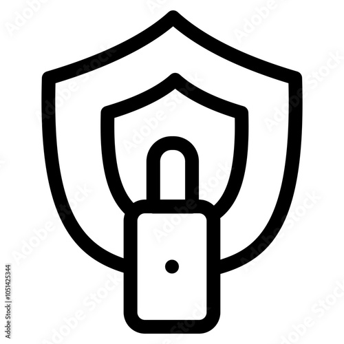 Cybersecurity icons in black and white, depicting various digital security concepts, including shields, locks, data networks, and privacy symbols. Ideal for use in tech.