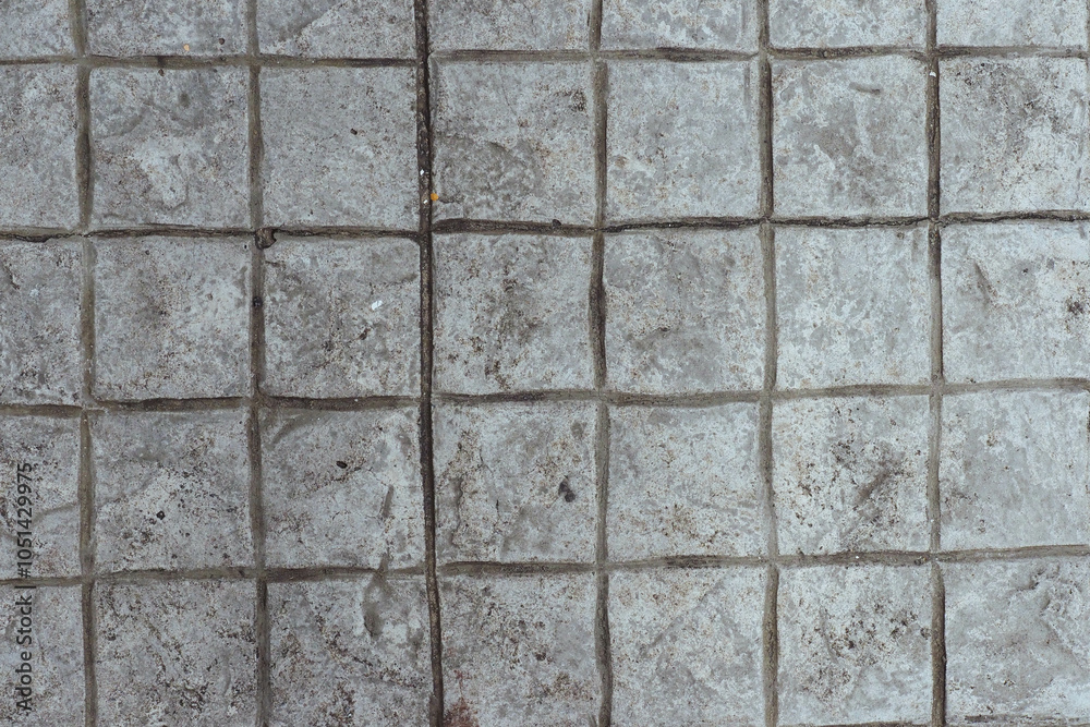 Naklejka premium chess concrete floor 2