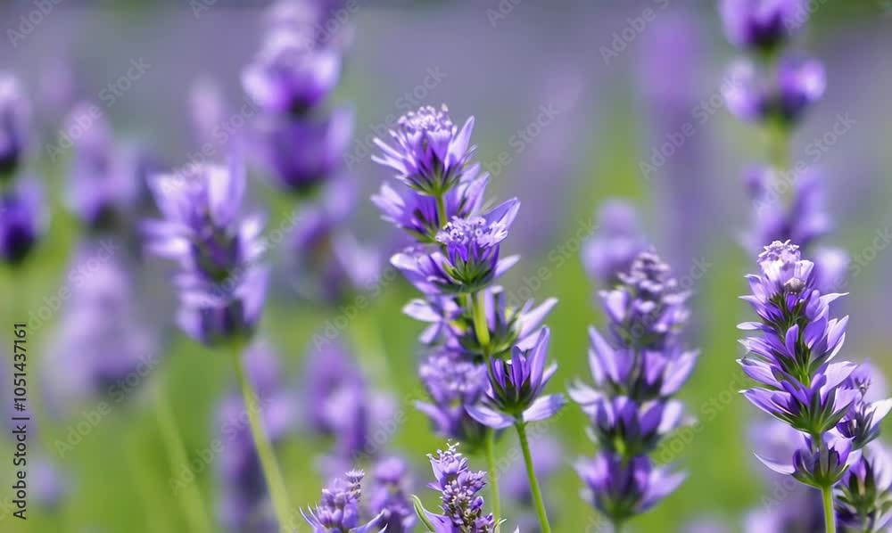 detailed view of colorful lavenders in a peaceful botanical garden detailed view of colorful lavenders in a peaceful botanical garden