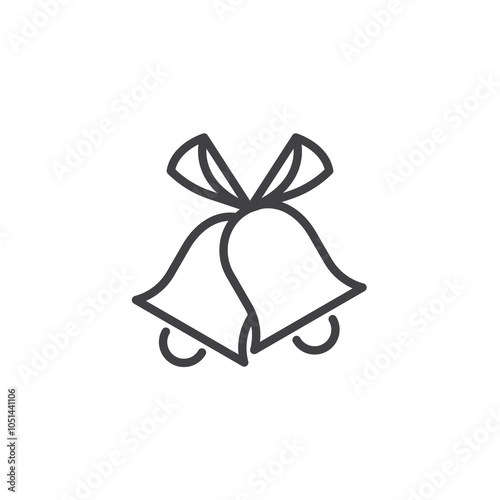 Wedding Bells line icon
