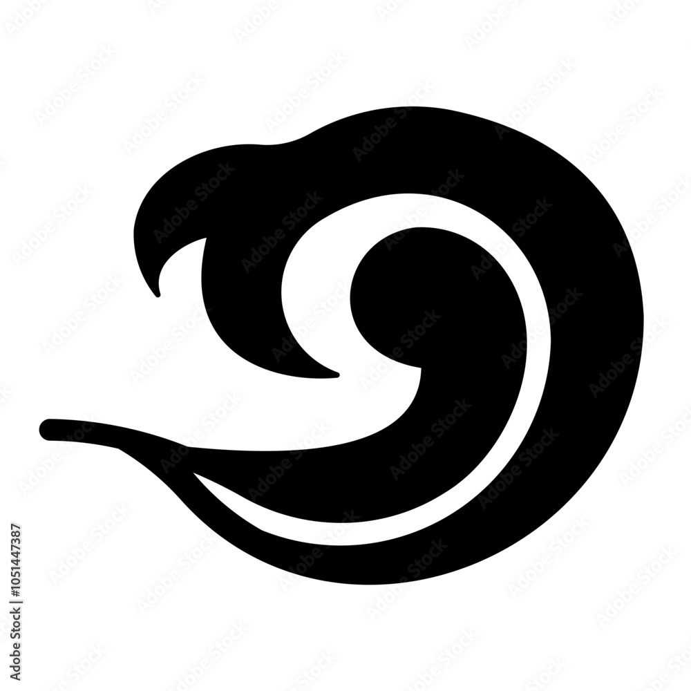 Fototapeta premium waves Solid icon