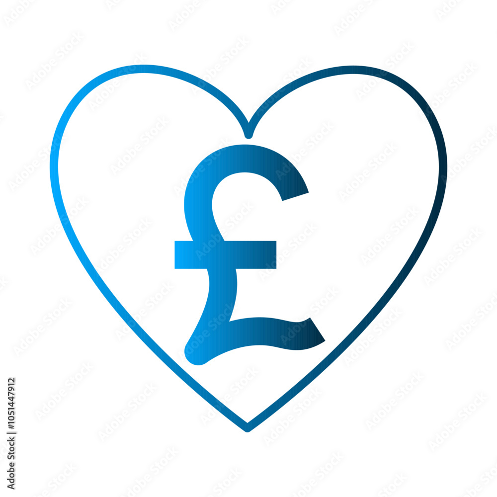 Obraz premium Pound Currency symbol