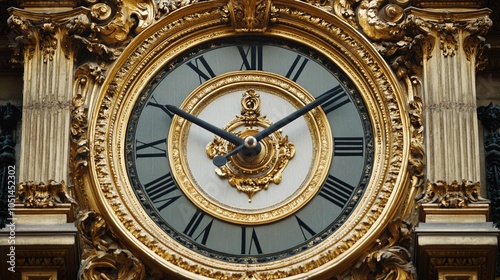 old clock face