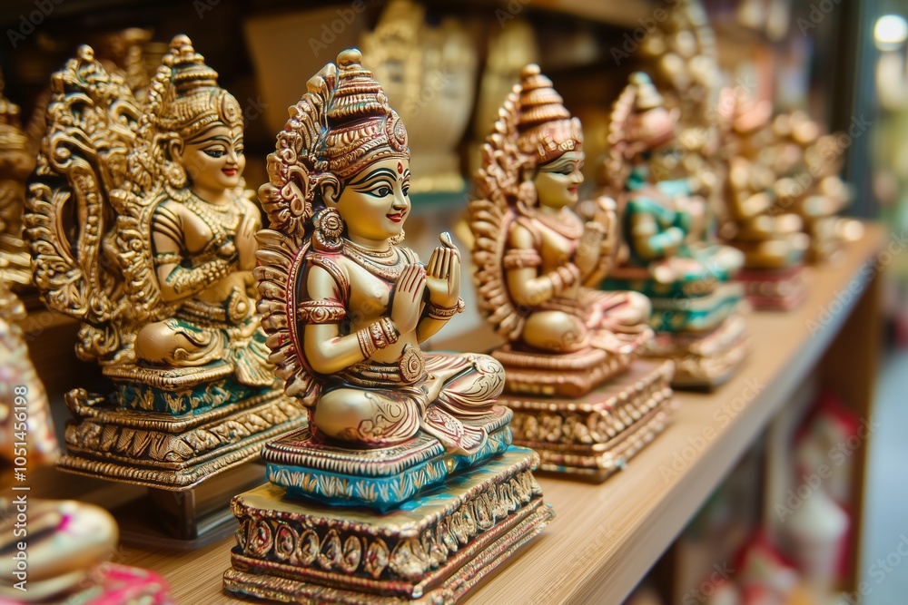 Fototapeta premium Souvenir in gift shops at Little India, Singapore 