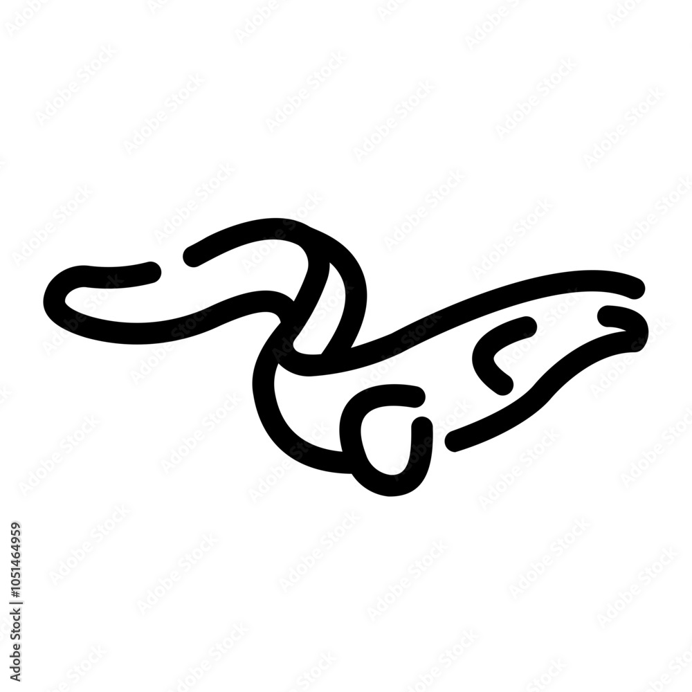eel Line Icon eel Line Icon