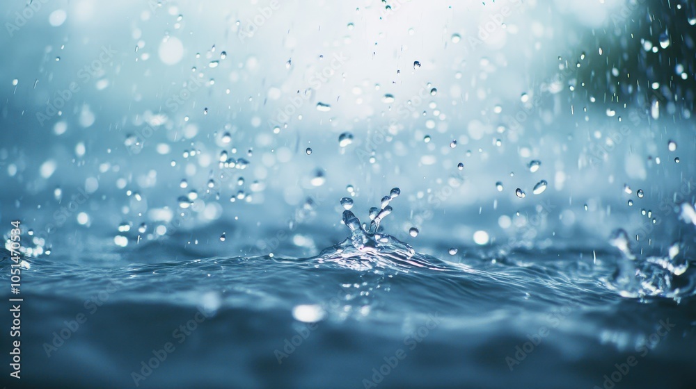 A detailed illustration of the water cycle, showing evaporation, condensation, precipitation, and collection, highlighting the processes that sustain life on Earth. A detailed illustration of the water cycle, showing evaporation, condensation, precipitation, and collection, highlighting the processes that sustain life on Earth.