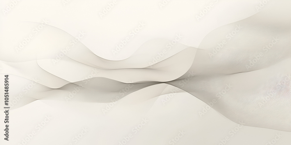 Fototapeta premium Abstract Soft Waves of Creamy Texture
