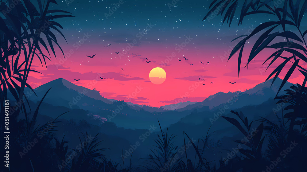 Fototapeta premium Generative AI Lo-Fi music picture 