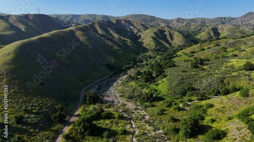 Aerial View of Happy Camp Canyon Park, Moorpark, California