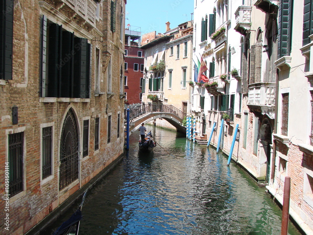 Travel through the narrow waterways of Venice by boat between ancient houses and under the bridges that connect them. Travel through the narrow waterways of Venice by boat between ancient houses and under the bridges that connect them.