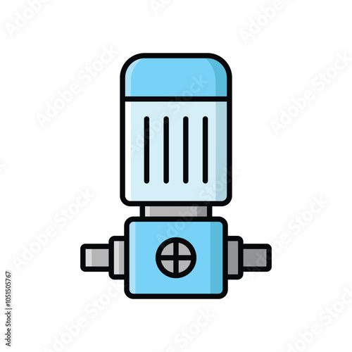 water pump icon vector design template simple and clean