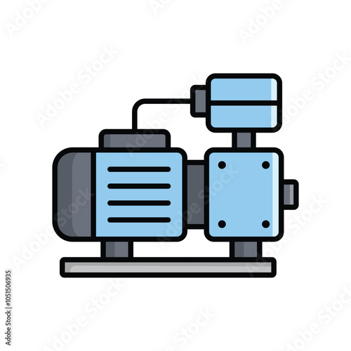 water pump icon vector design template simple and clean