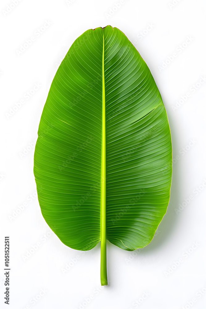 Banana leaf, isolated on white background Banana leaf, isolated on white background