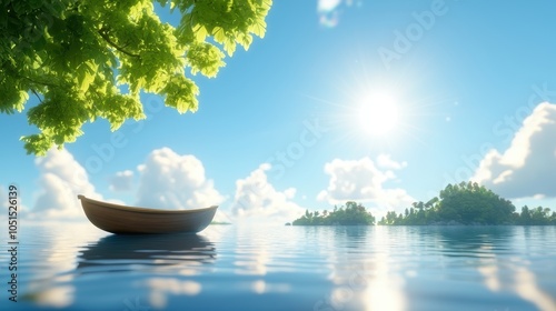 Serene Virtual Fishing Experience in a Relaxing Scene