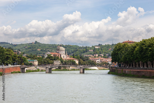 Wallpaper Mural View of the city of Verona and the Adige River flowing through the city. Torontodigital.ca
