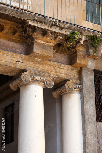 Wallpaper Mural Ionic capitals on columns of a Palladian house. Torontodigital.ca
